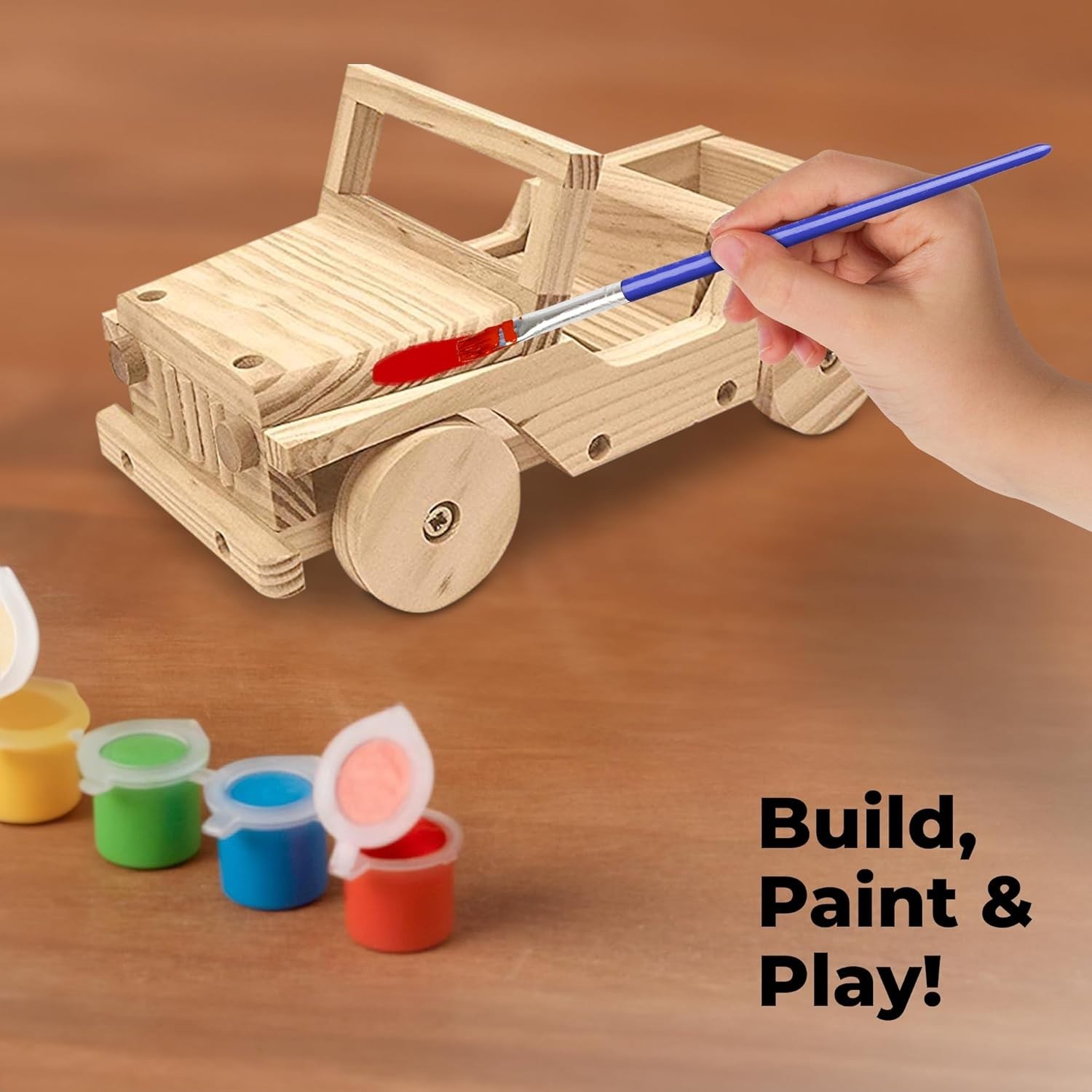 Building Kit for Kids and Adults, with 3 Educational DIY Carpentry Construction