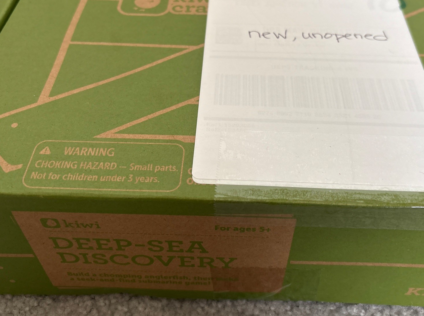 Lot Of 4 Kiwi Co.Crates STEM – 3 Boxes Unopened , 1 Box Slightly Used, Ages 5+