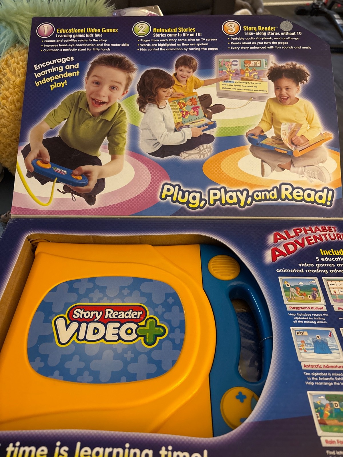 Story Reader Video + COMBO (System, Book and Cartridge) NOS