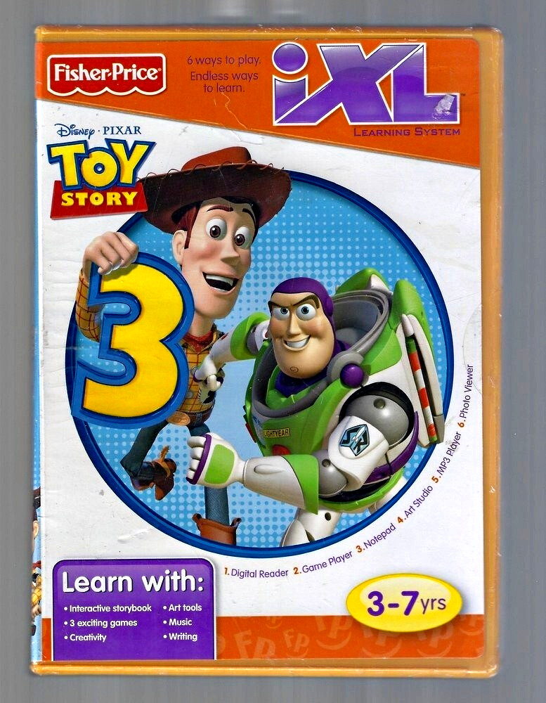Fisher Price iXL Learning System Game Toy Story 3 CD-Rom 3-7 Years