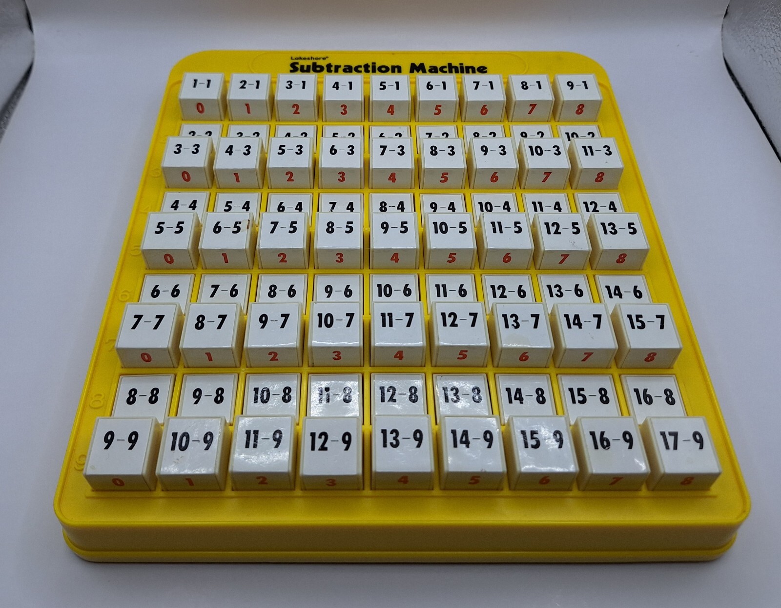 Lakeshore Learning Subtraction Machine Home School Magic Math