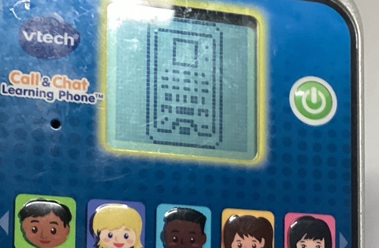VTech Call & Chat Learning Phone Toy – 6” x 3” – Lights & Sounds – Tested Works