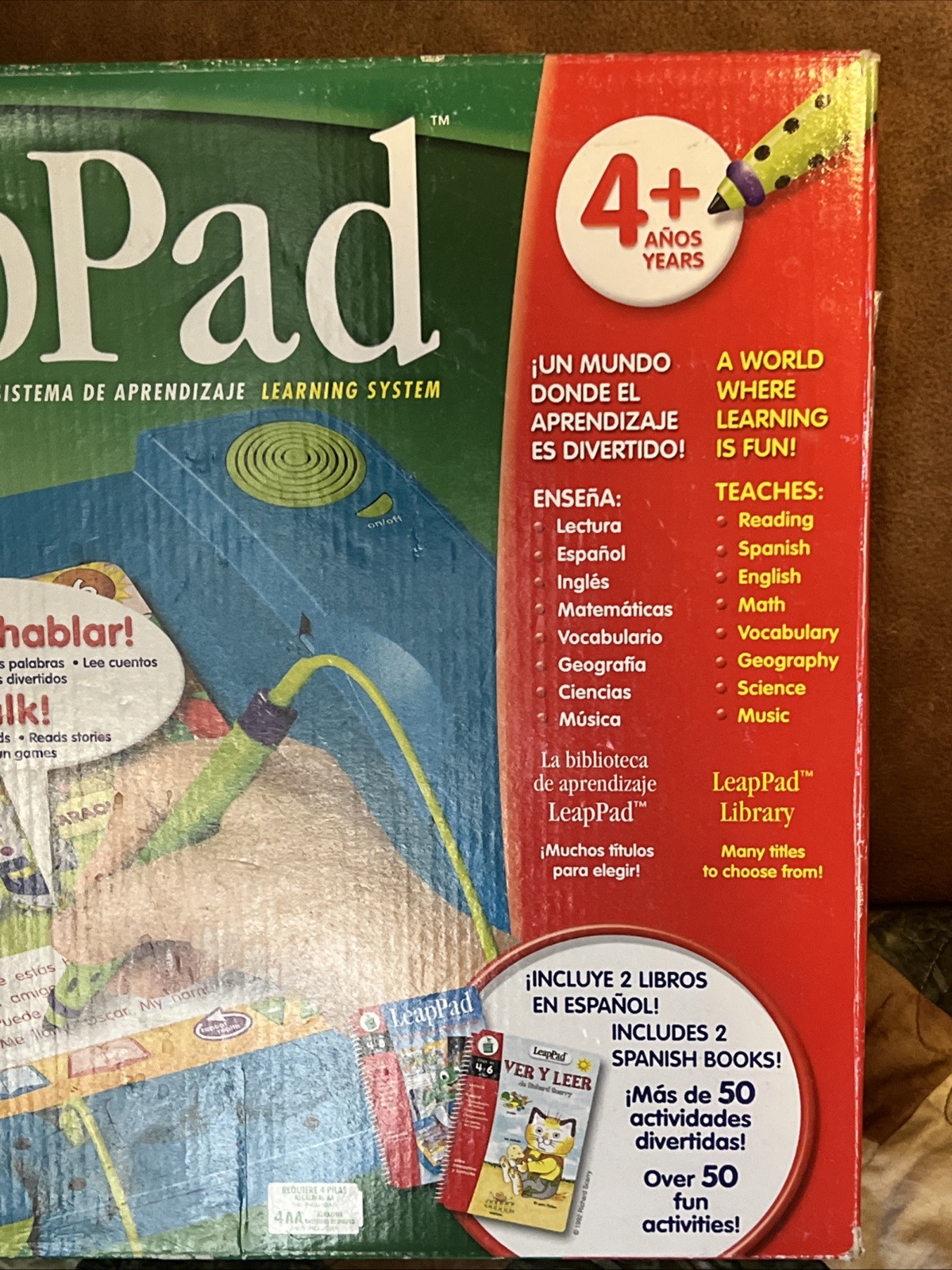 LeapFrog LeapPad Learning System- New! – Reading Phonics In English & SPANISH
