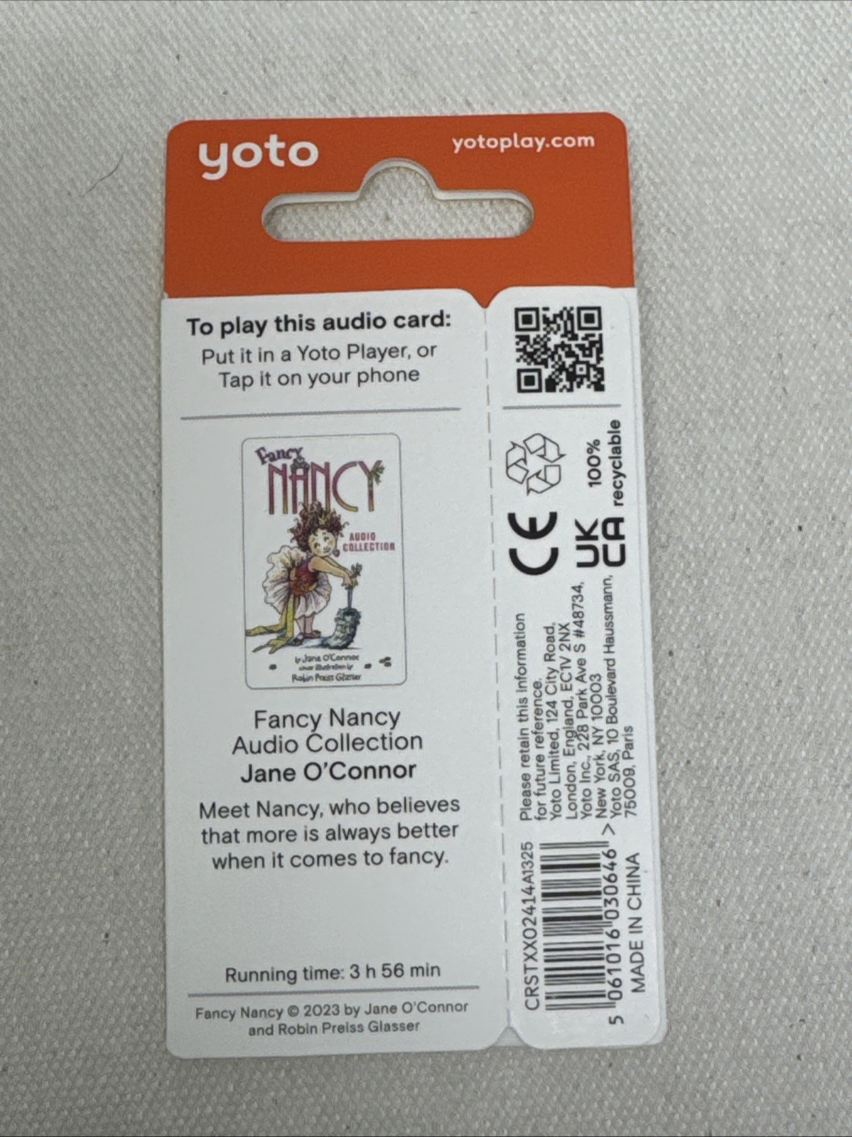 Yoto Fancy Nancy Audio Collection