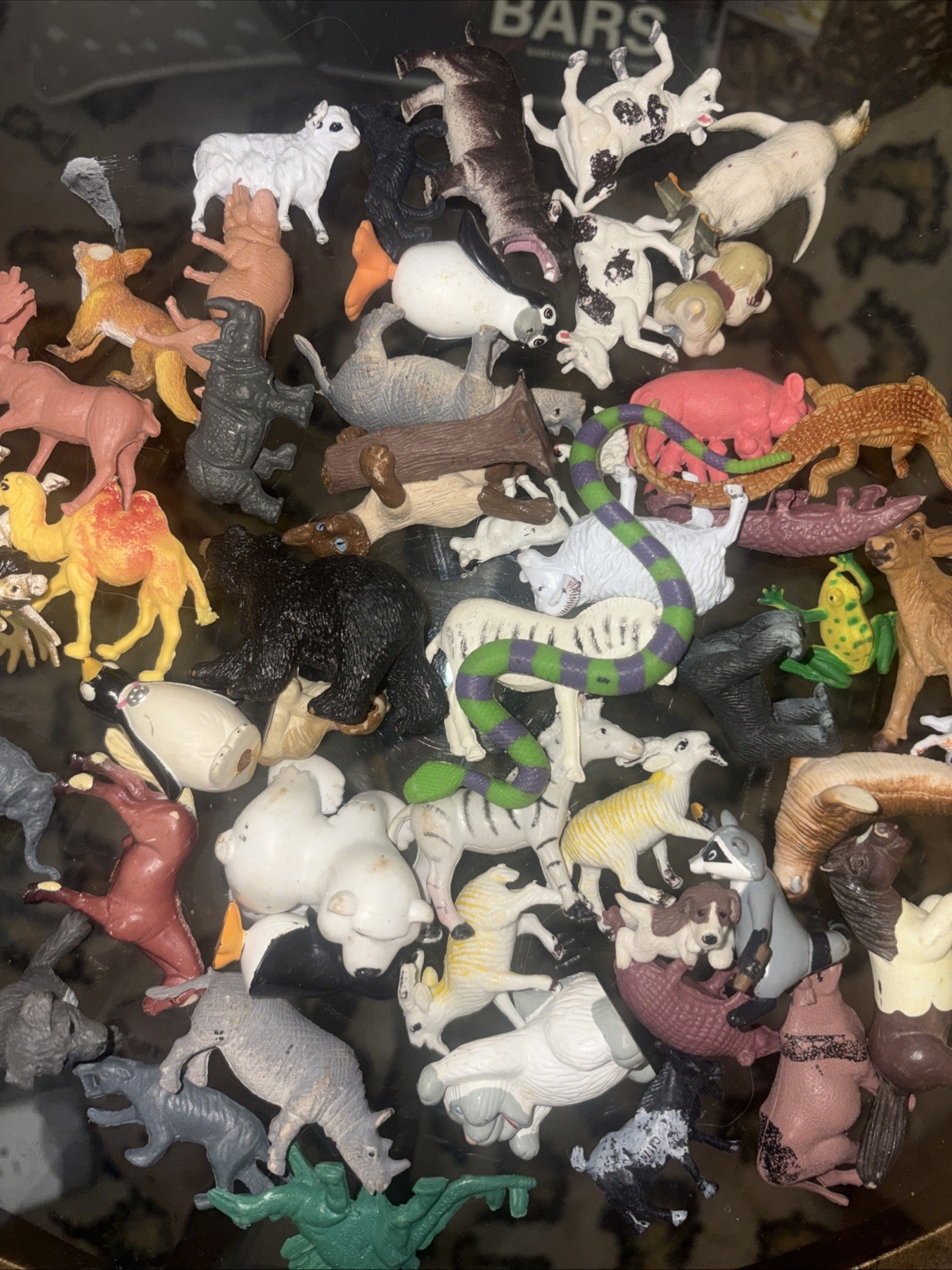 Lot Of Miniature Toy Plastic Animal Figures Dollhouse