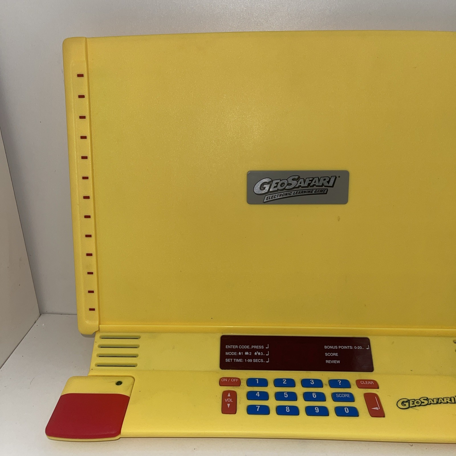 Vintage GeoSafari Jr EI-8855 Electronic Learning Game Unit w/ 8 Cards Tested