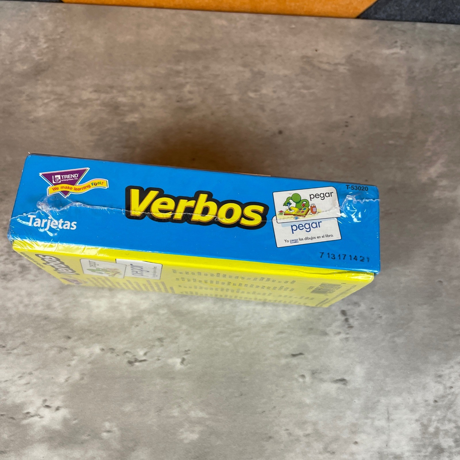 Trend Enterprises Verbos Spanish Flash Cards 94 Count T-53020 Educational New