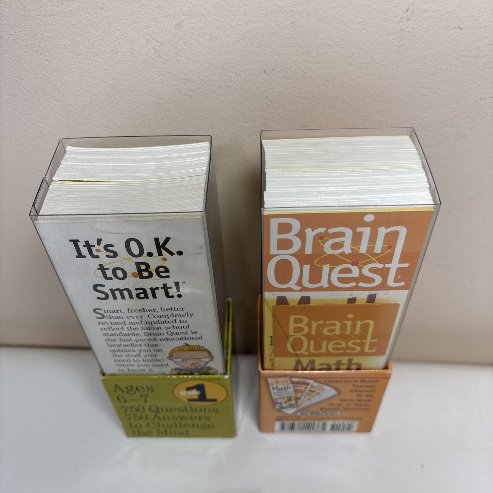 Brain Quest Grade 1 Math and Grade 2 Math Revised 2nd Edition