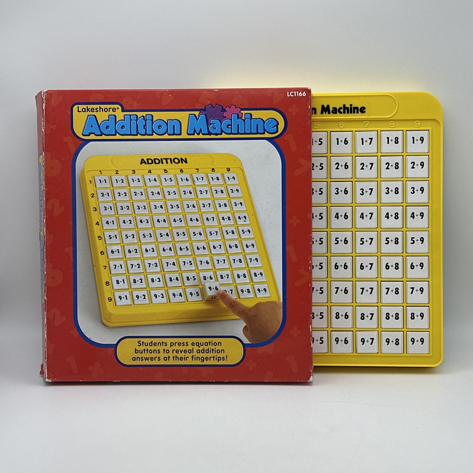 Lakeshore Addition Machine In Box Math Educational Tool Push Button Home School