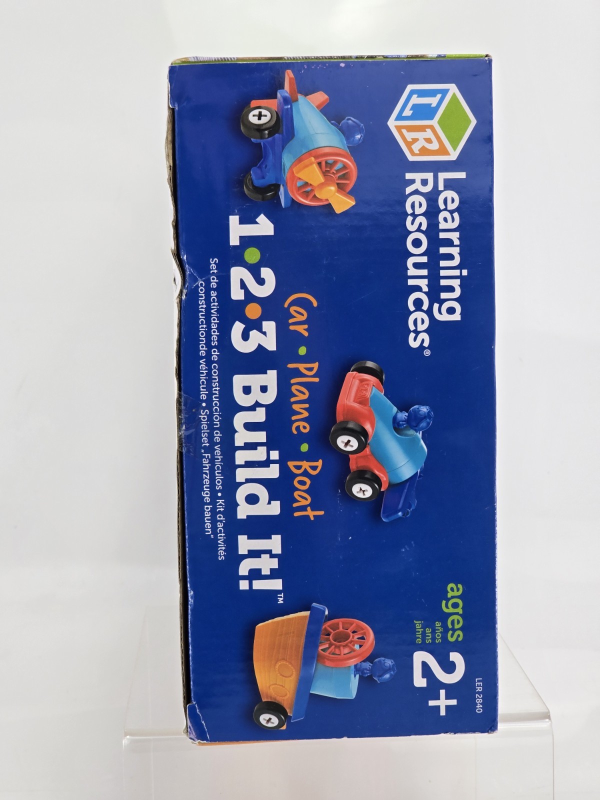 NEW SEALED Learning Resources STEM 1,2,3, Build It Car, Plane, Boat Kit Ages 2+