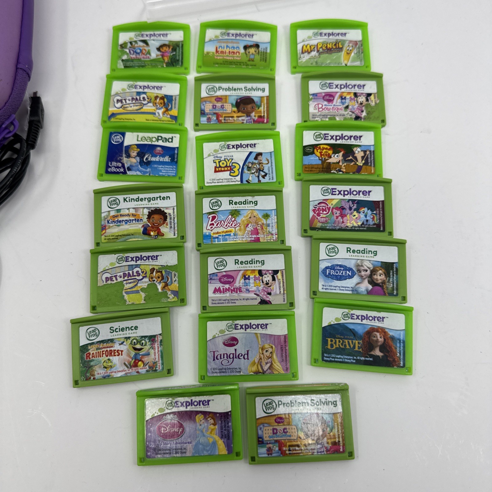 LeapFrog – LeapPad2 Explorer Tablet Princess Pink With Case Charger + x20 Games