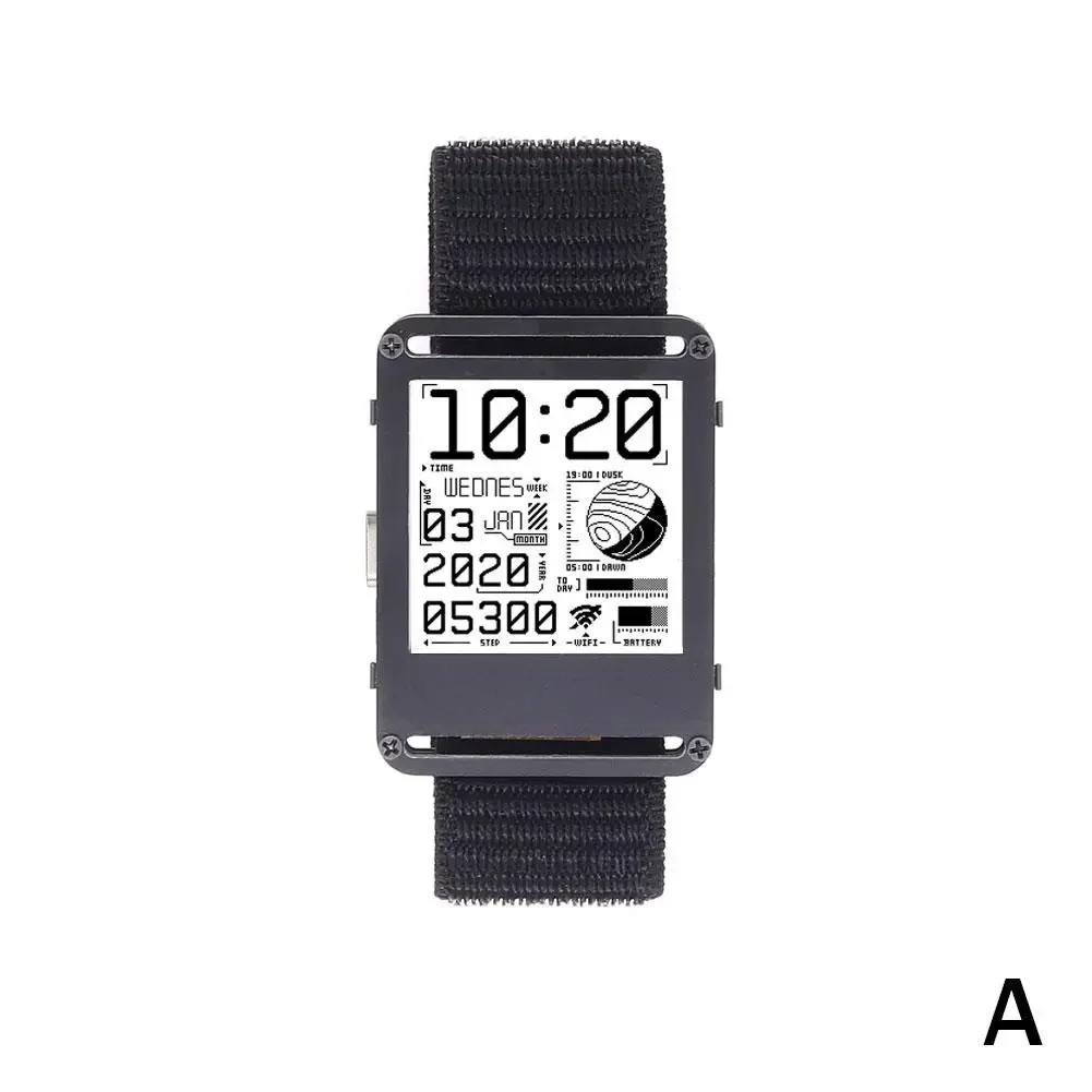 ESP32 Open Source V2.0 Smart Watch E-ink Screen Display Ultra-low Power Watch