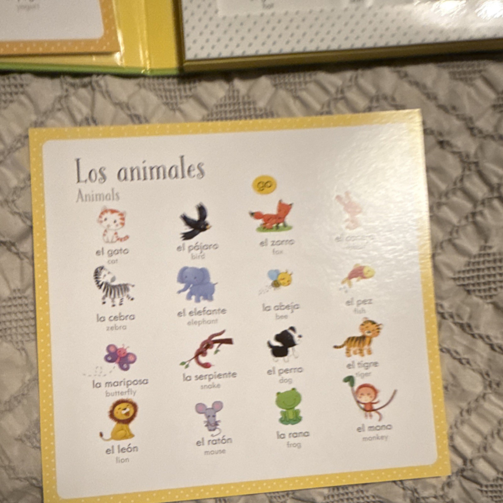 Usborne Listen and Learn First Spanish Words Interactive Educational Book