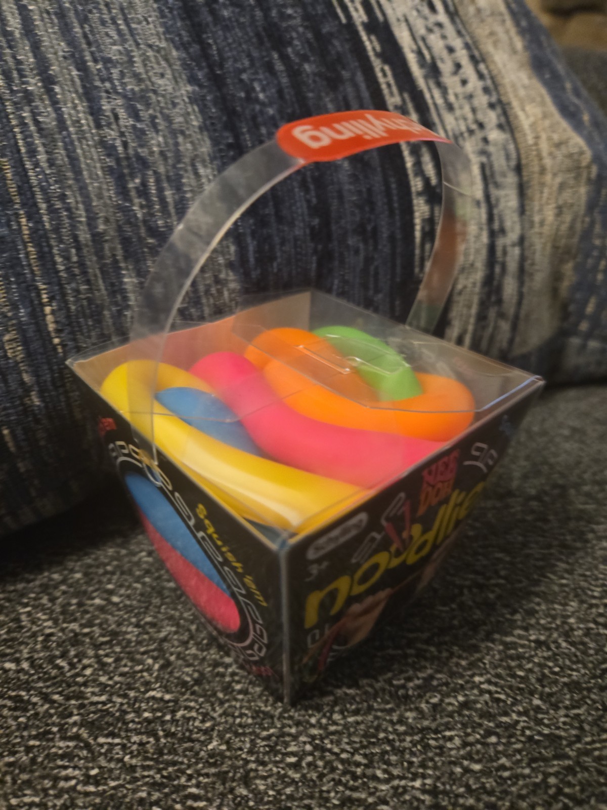 NeeDoh Noodlies Sensory Fidget Toy, RARE Nee Doh Stretchy Noodles AUTHENTIC USA