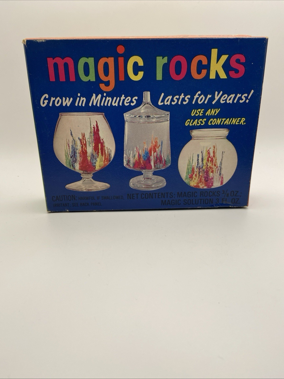 The Original Magic Rocks 1971 Vintage Crystal Growing Kit New Sealed Rare