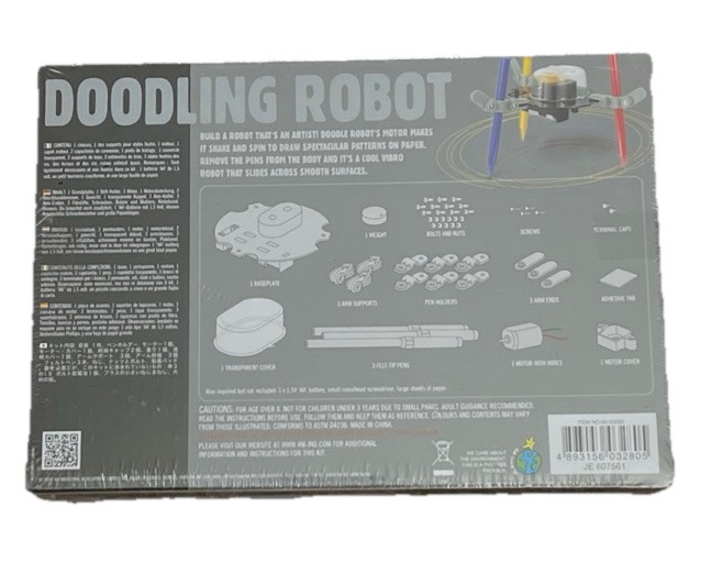 Doodling Robot 4M KidzRobotix. Science Engineering Robotics Kit. DIY. New Sealed