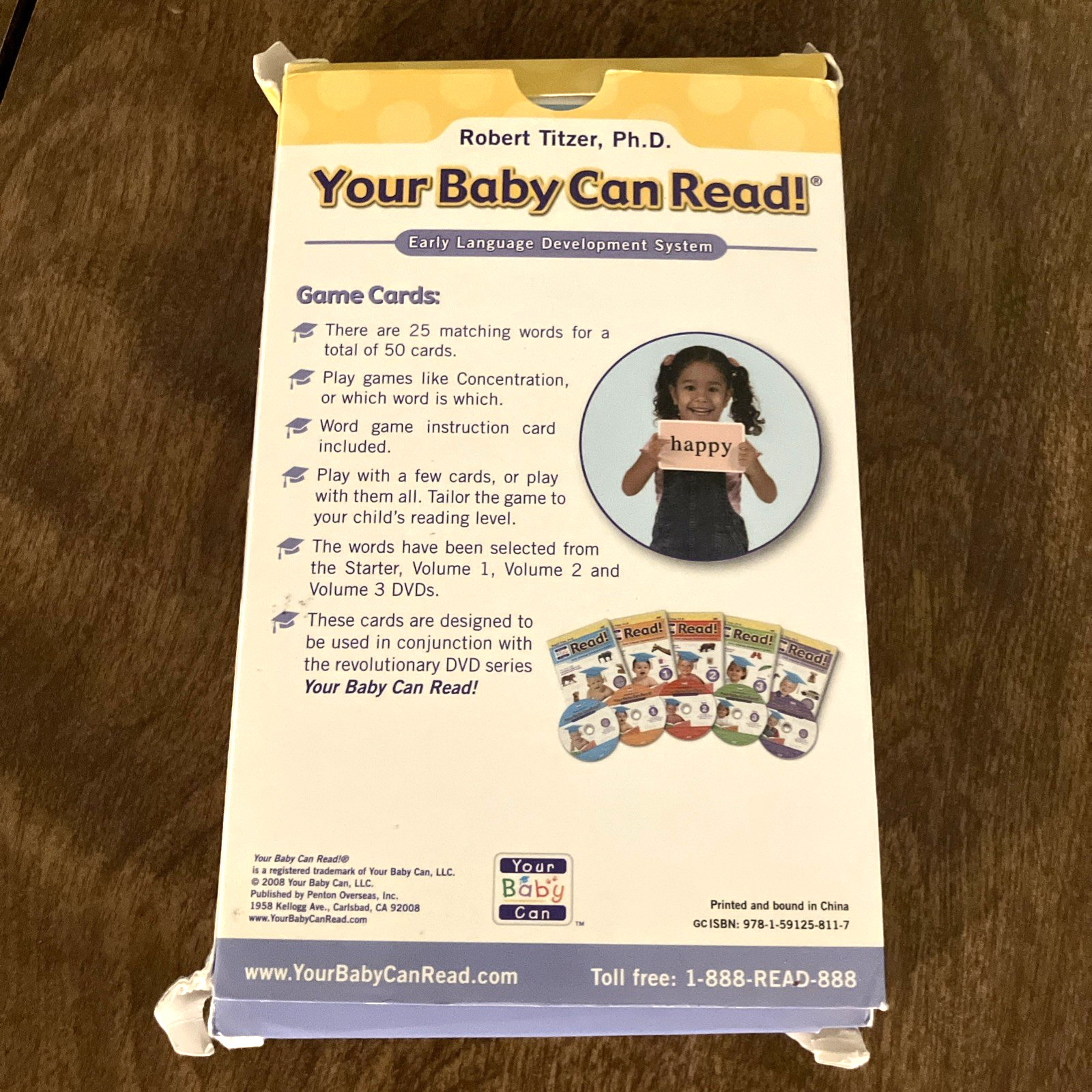 Your Baby Can Read! Language Development Program Mixed Lot, GOOD (856)