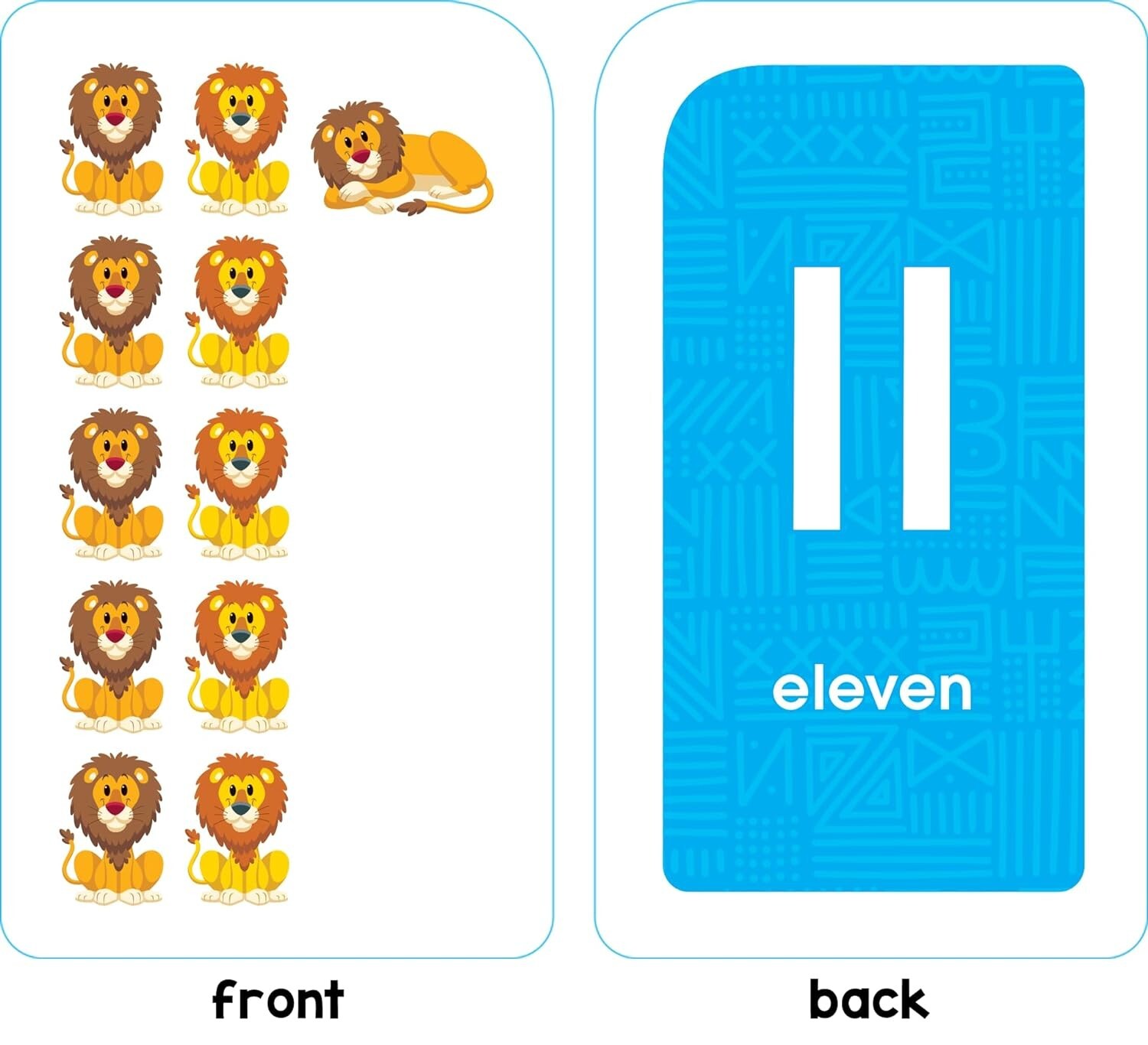 School Zone Numbers Flash Cards: Toddler, Preschool, Kindergarten, Learn Math, A