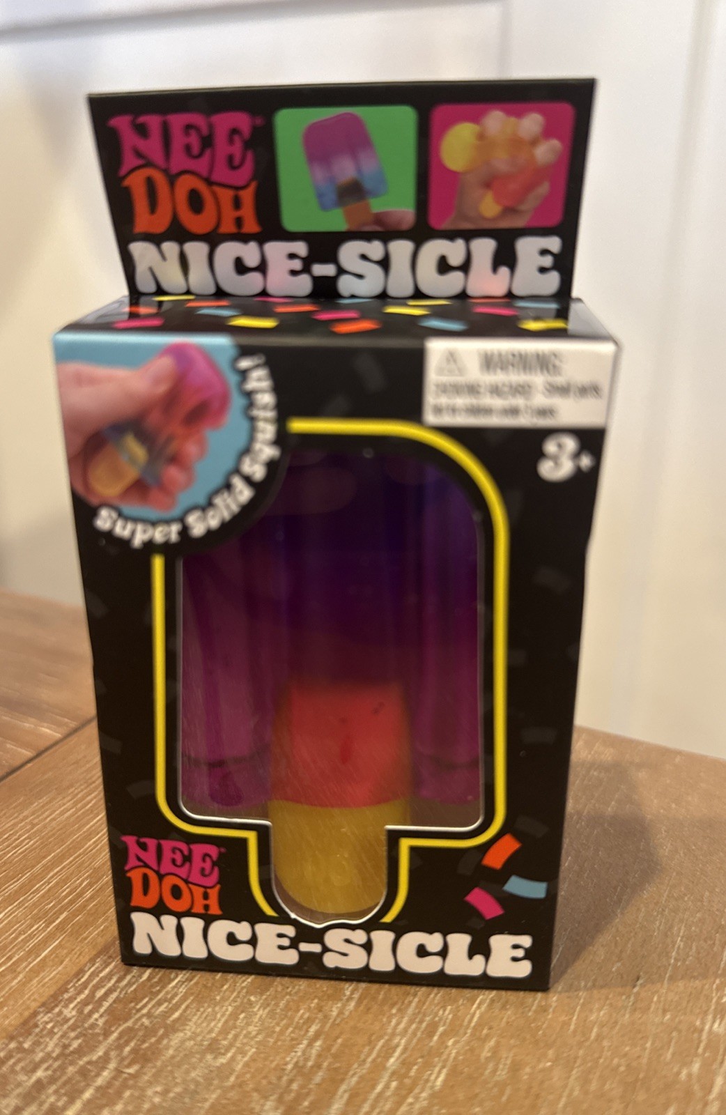Purple 💜 New Needoh Nice-Sicle Popsicle Nicesicle Jelly Squishy Nee Doh Ice Pop