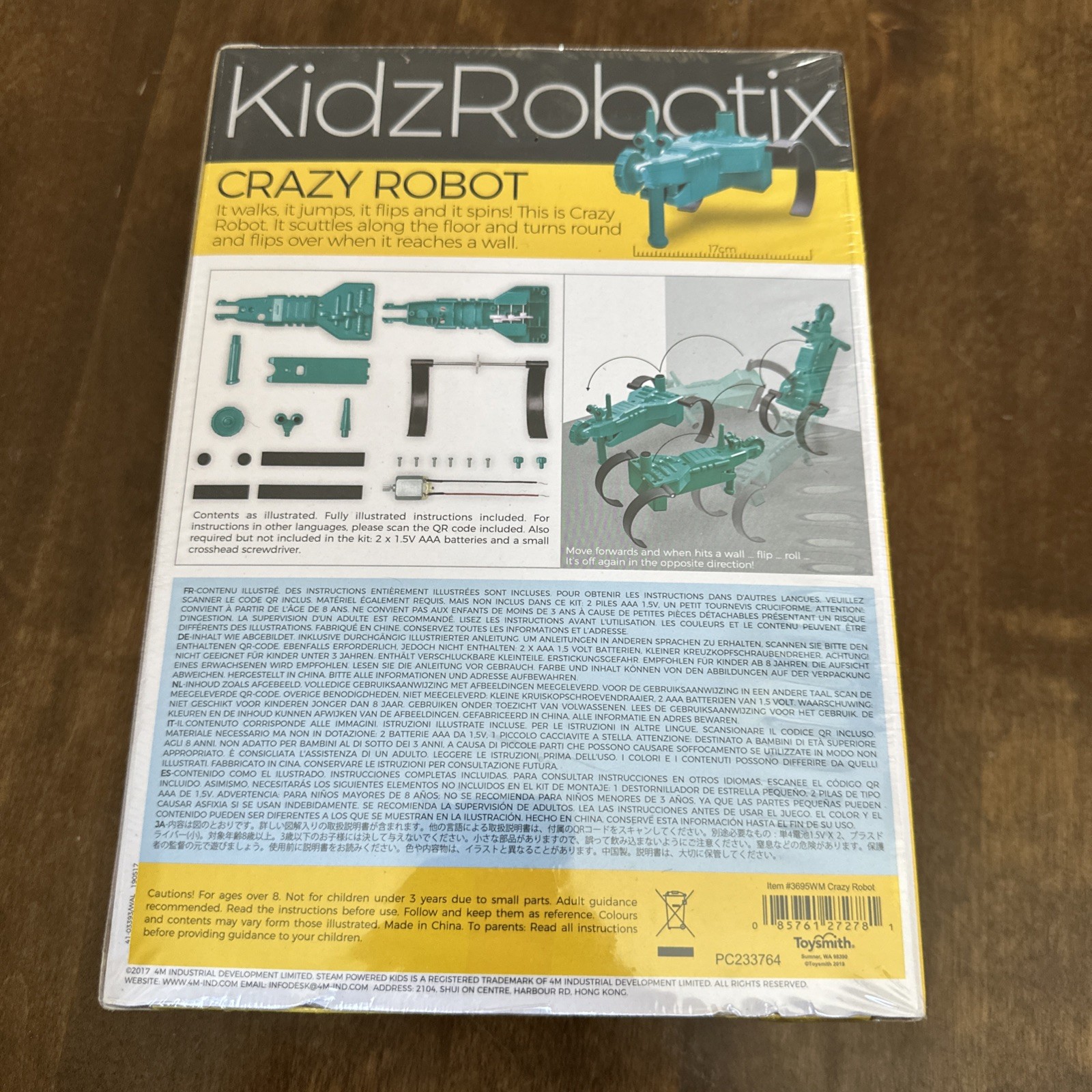 4M Kidz Robotix Crazy Robot Kit – Learning & Education Steam Powered Kids New
