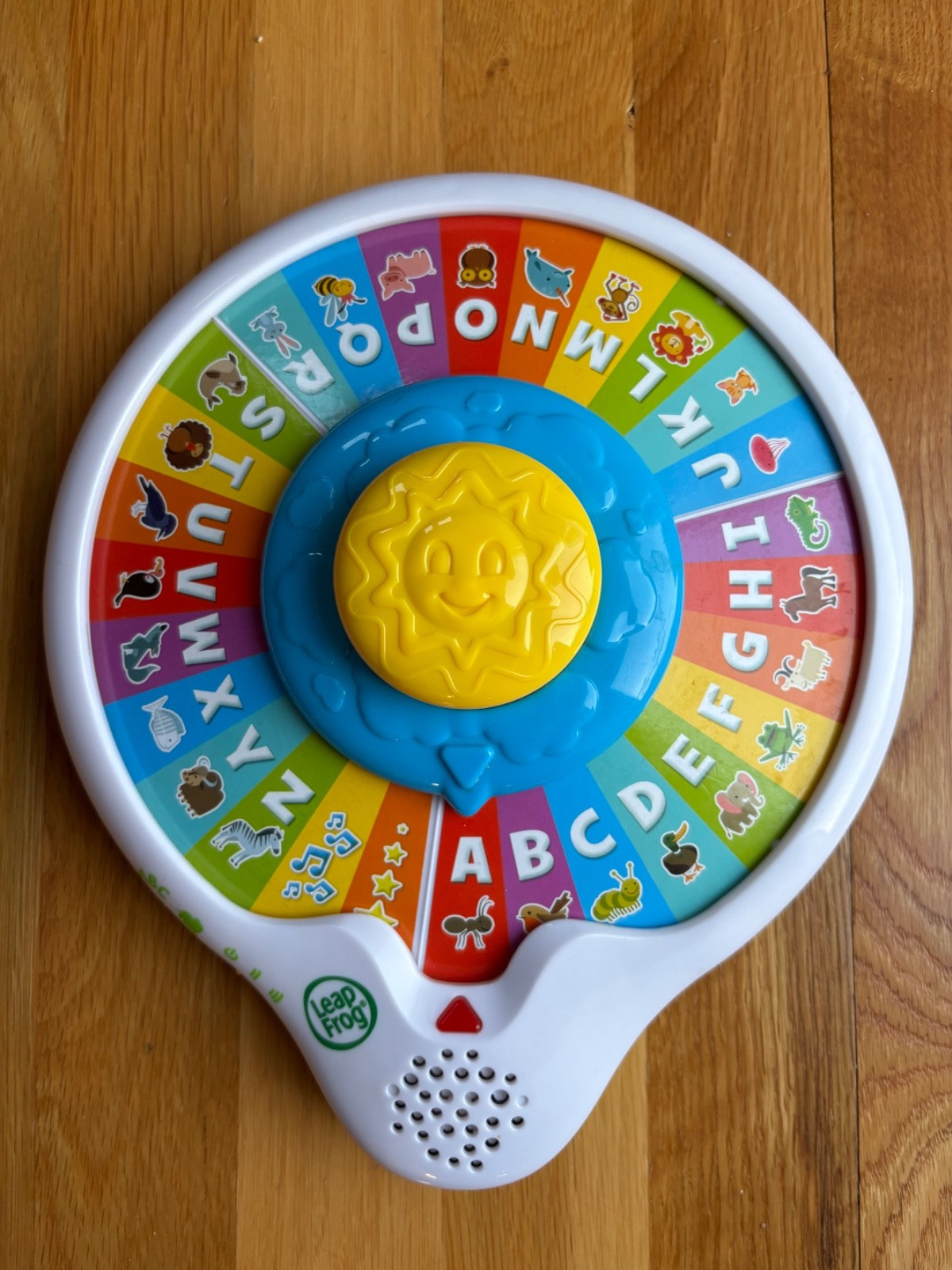 Leap Frog Baby Alphabet ABC & Animal Push & Spinning Wheel Learning Song Letter