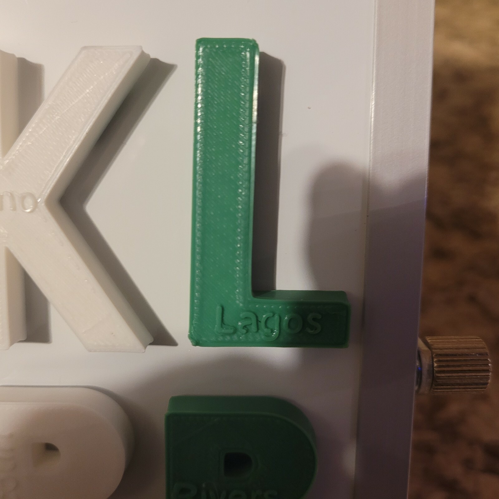ABD Alphabet Letters Nigerian Alphabet Yoruba Alfabeti Educational Magnets