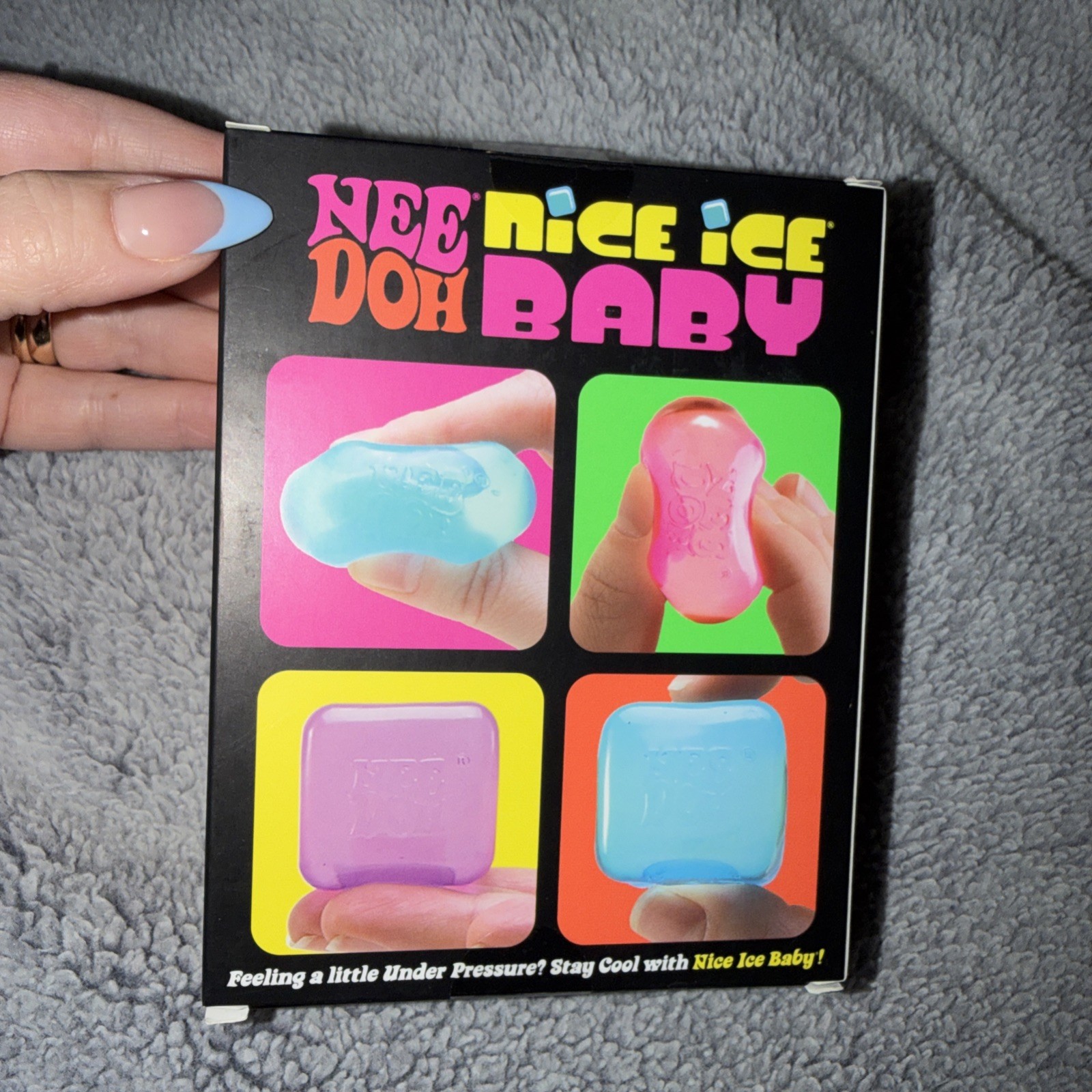 Nee Doh Nice Ice Baby 4 pack Mini Nice Cubes 🩷💙 💜 💙 🔥🔥🔥🔥🔥 o