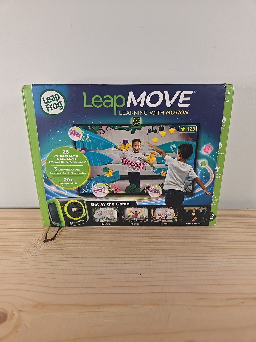 Leap Frog Leap Move Learning With Motion Preloaded Video Game System 25 Games