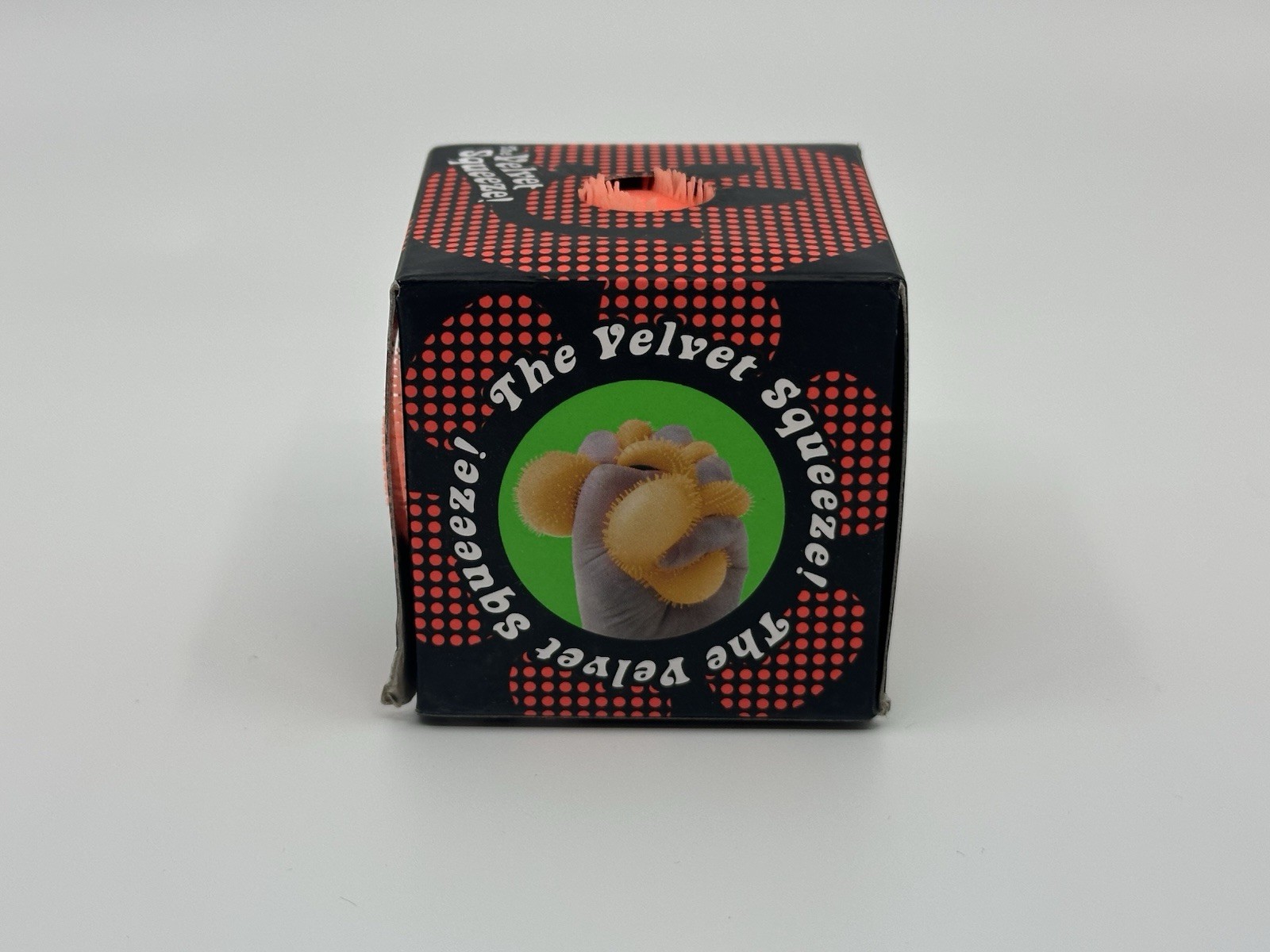 Orange Needoh FUZZ BALL Flower Power Nee Doh Squishy NEE-DOH Fuzzball AUTHENTIC