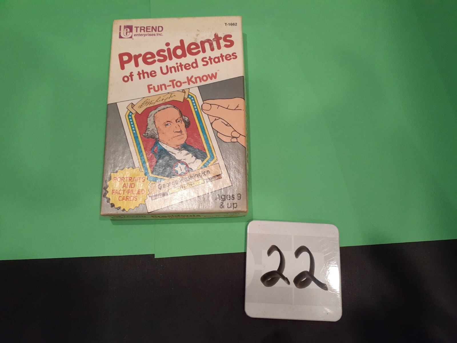 Trend Presidents of the United States Fun-To-Know Flash Cards 1992 T-1662