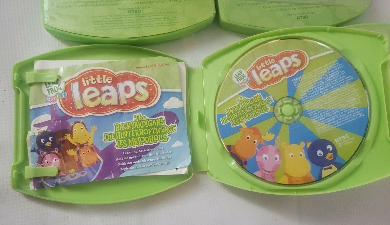 Leapfrog Baby Little Leaps for Learning System Lot of 6 DVD’s Leap Frog Toddler