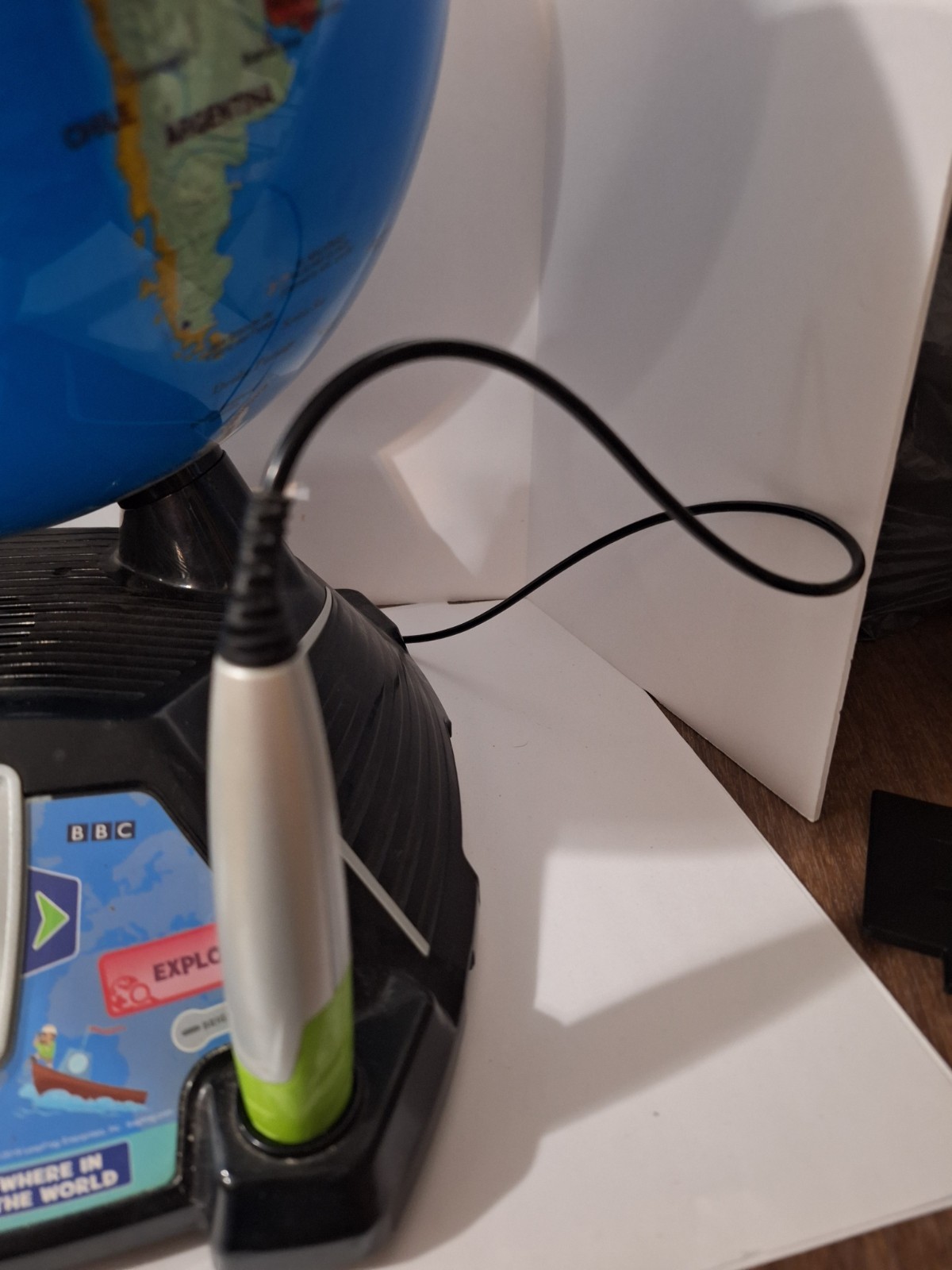 LeapFrog Magic Adventures Globe 2.8″ Video Screen BBC Videos, Games TESTED WORKS
