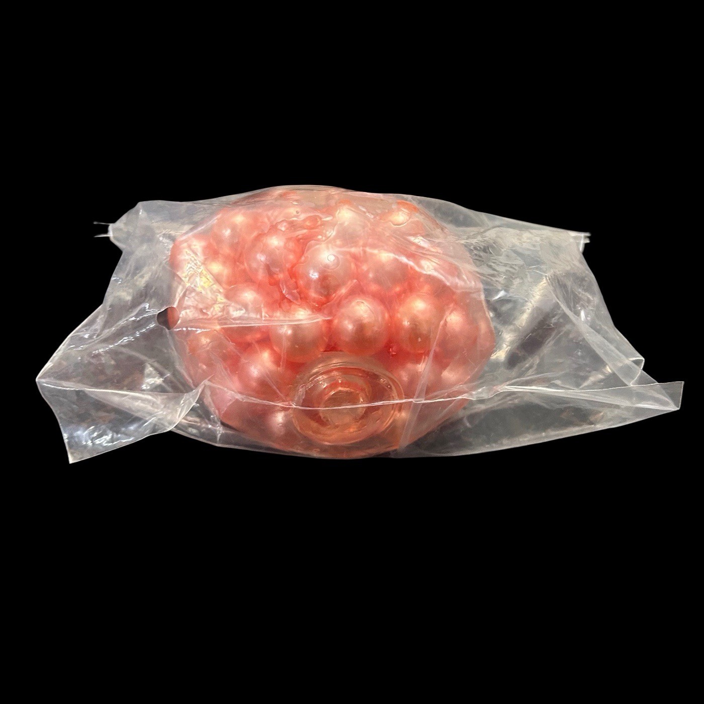 Crunchy Stress Relief Ball Squeeze Squish Sensory Fidget Toy Pink Pearls New