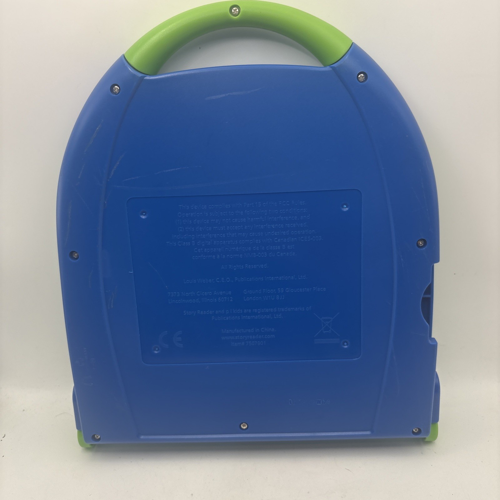 VINTAGE ELECTRONIC STORY READER w/ Finding Nemo Book READS ALOUD TESTED & WORKS