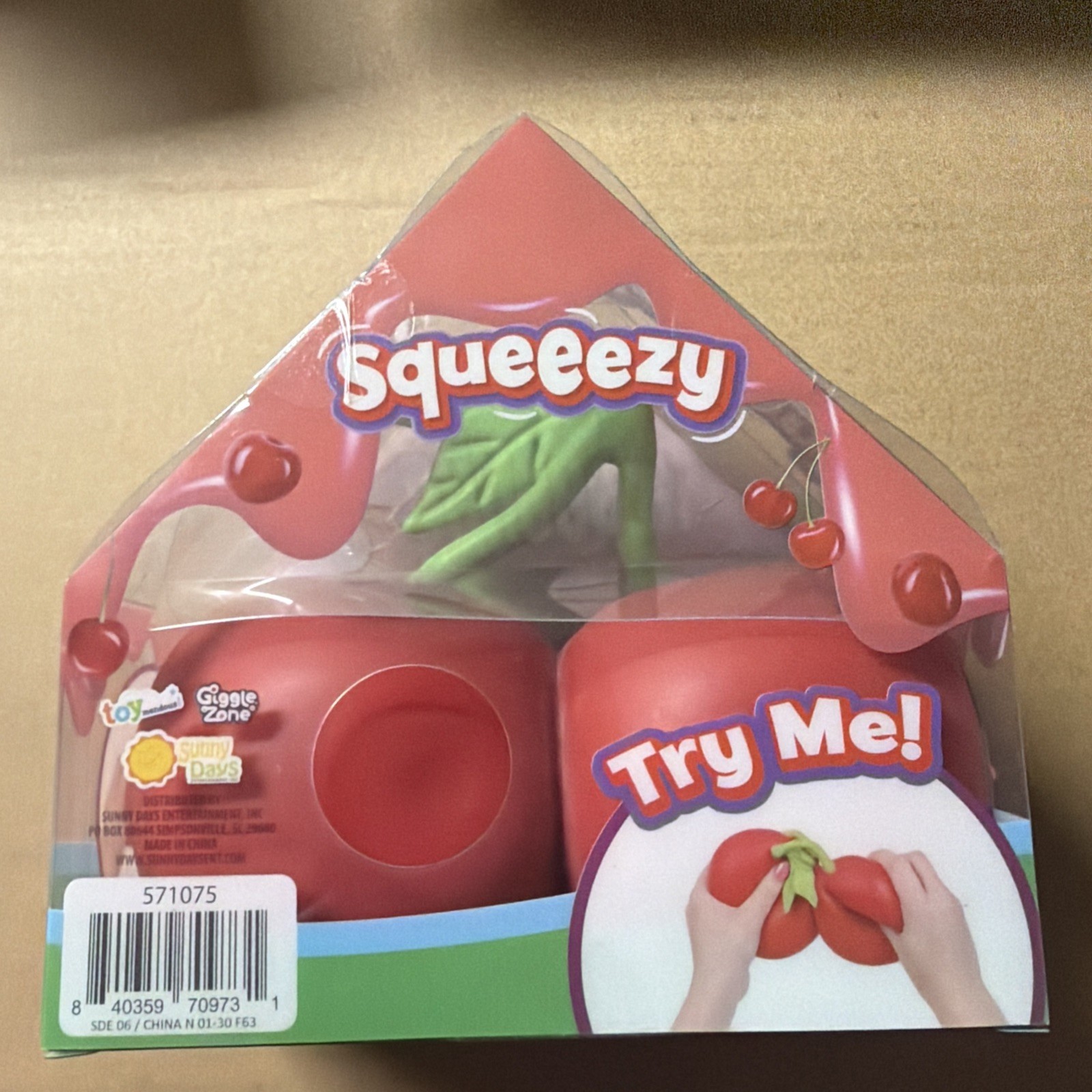 Sunny Days Squeezy Cherry Cherries – NEW