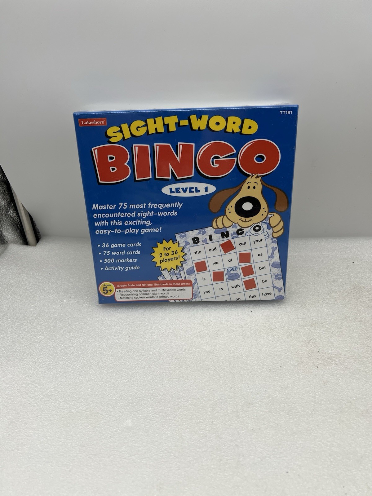 Lakeshore Sight Word Bingo Level 1 Educational Teaching Classroom Game New!