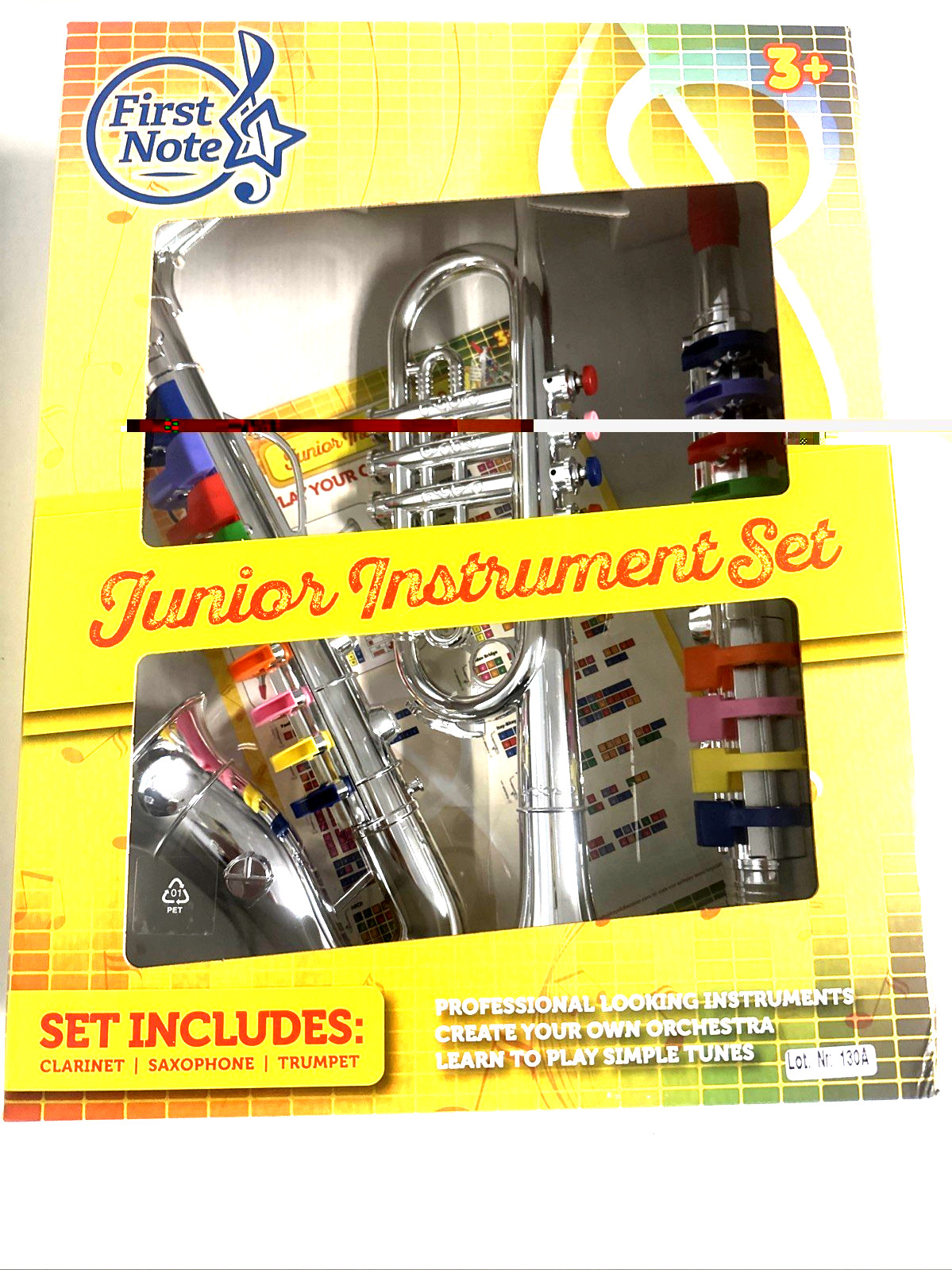 Set of 3 Music instrument Clarinet Saxophone Trumpet Combo toy for kids NEW