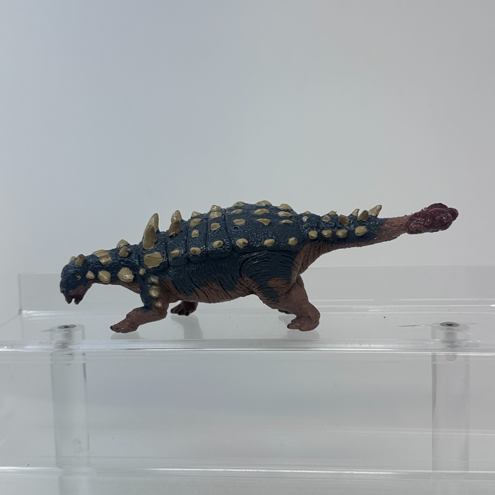 Terra Battat Euoplocephalus Tutus Figure Gray Prehistoric Dinosaur Figurine 6.5″
