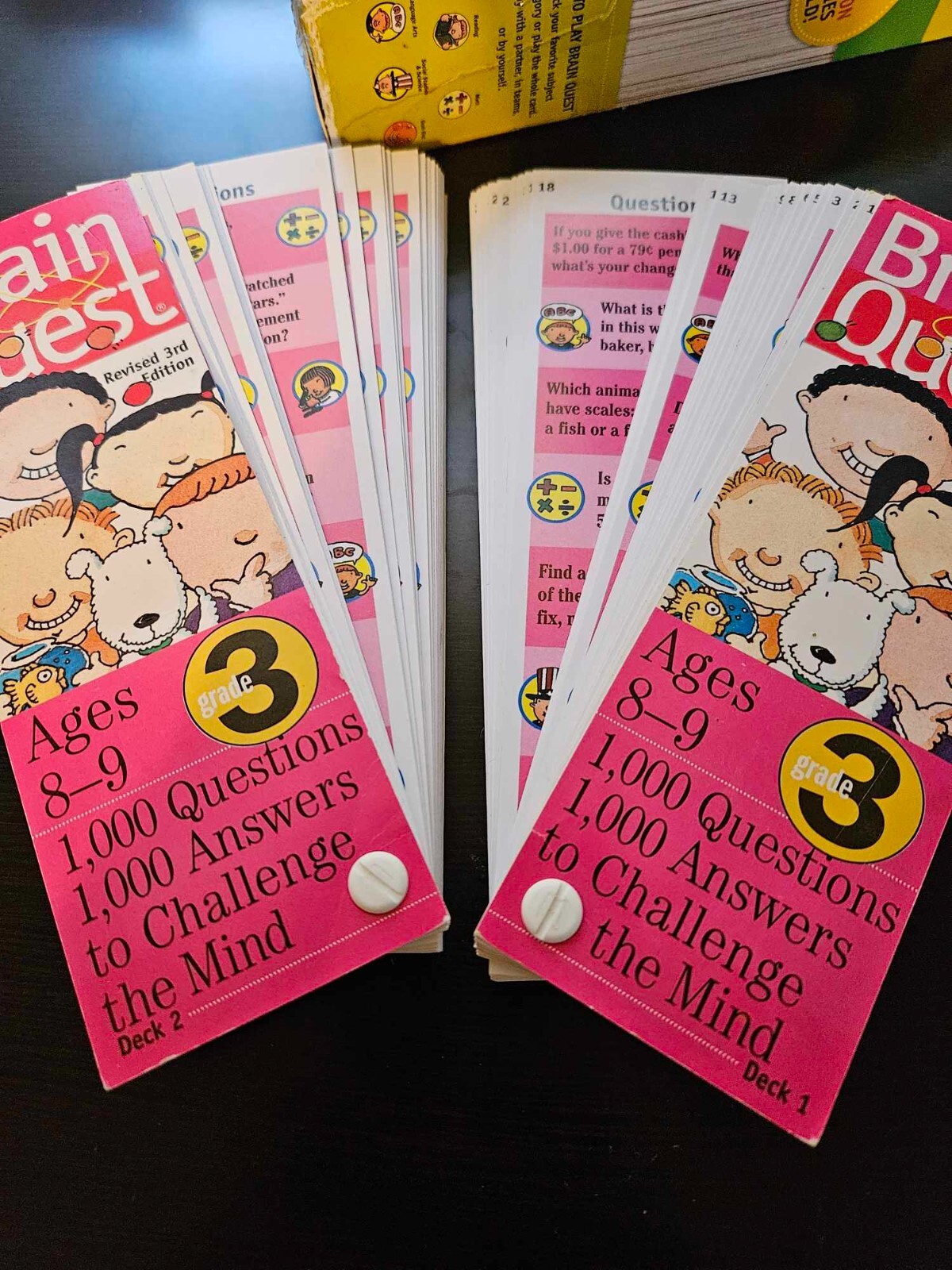 Brain Quest x2 Grade 1 & Grade 3 – Revised 3rd Edition 1000/750 Questions