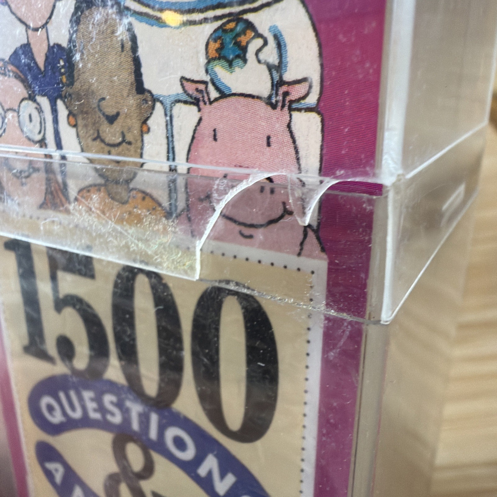Vintage RARE Brain Quest 1500 Questions & Answers Deck 1&2, 7th Grade New Sealed