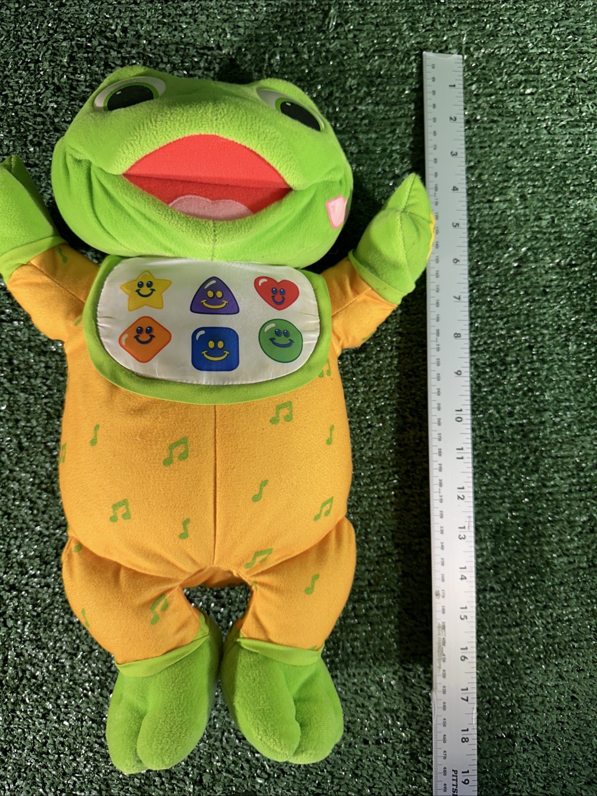 Baby Tad Leap Frog Hug & Learn Plush Talks & Sings Interactive TESTED WORKS