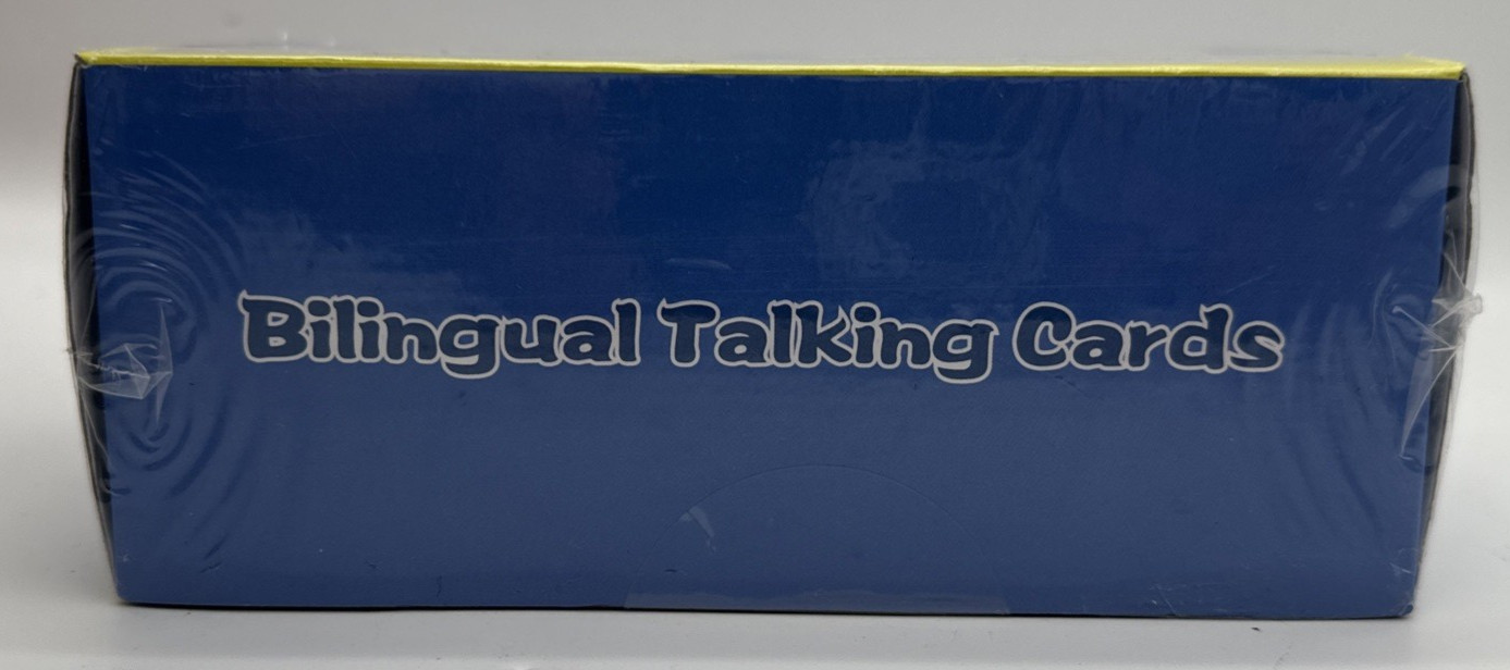 Qiaojoy Bilingual Talking Flash Cards 120 Pcs English & Spanish New
