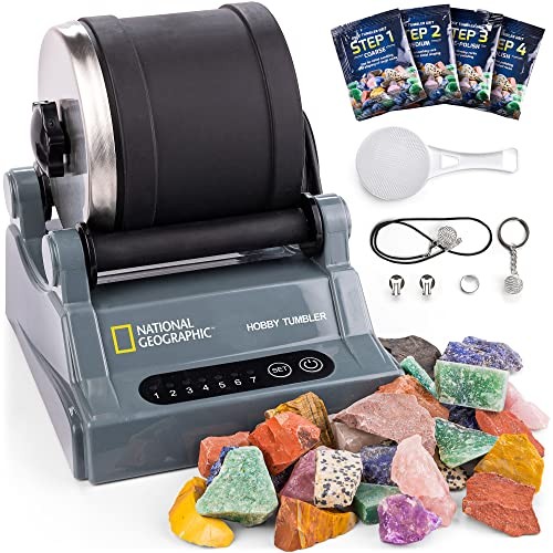 BLUE MARBLE NATIONAL GEOGRAPHIC ROCK TUMBLER KIT HOBBY – BLUE