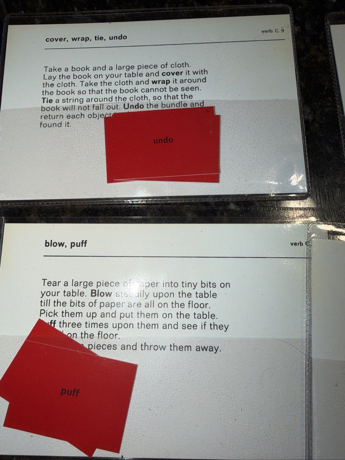 Montessori Command Cards Verbs, Synonyms, Antonyms Sentences, Homeschool Grammar