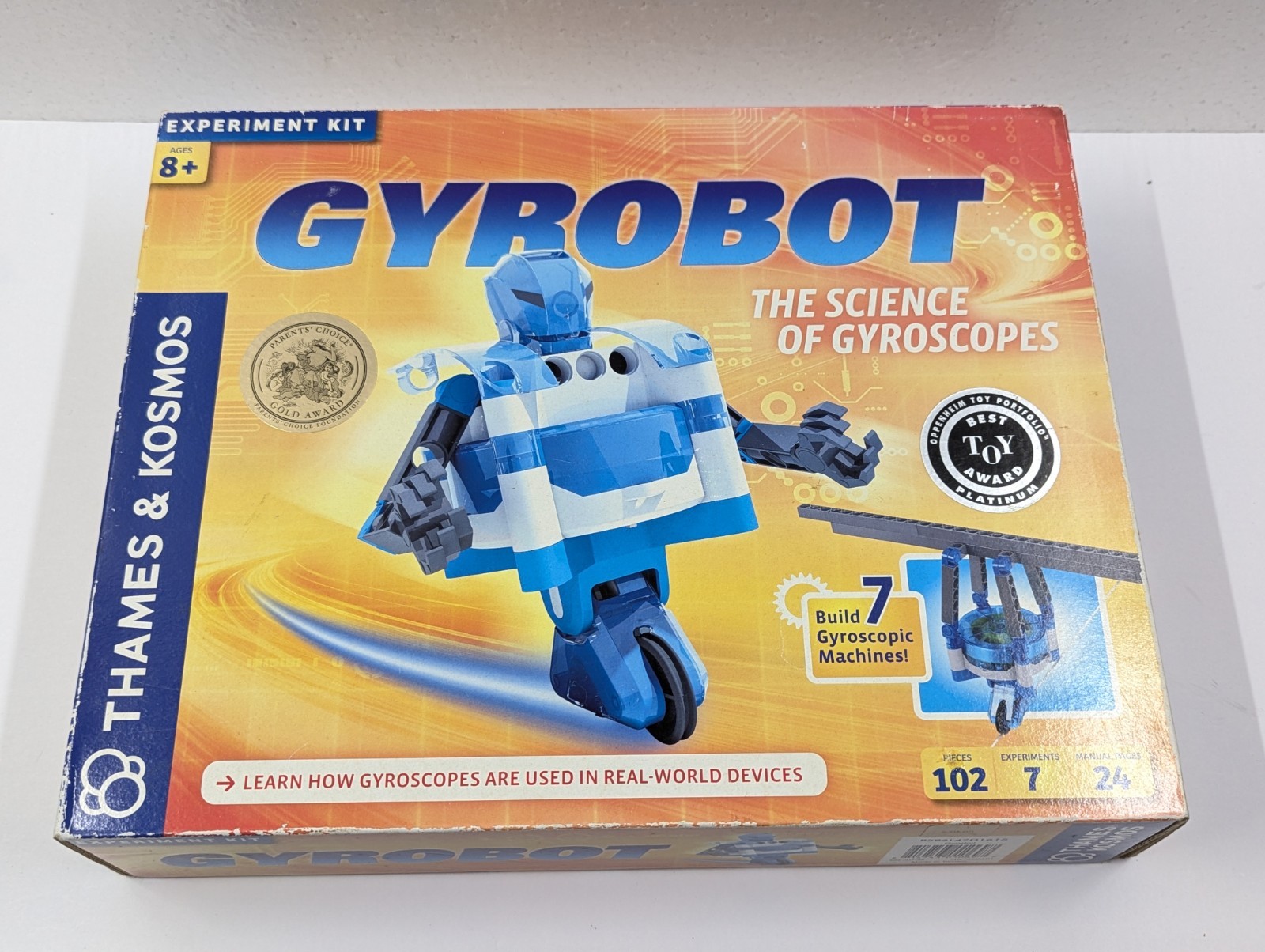 Brand Gyrobot Science Experiment Kit Thames & Kosmos Build 7 Gyroscopic Machines