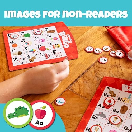 Family Bingo – Educational Bingo Game for Kids Ages 3–6+ | Four Games in One: