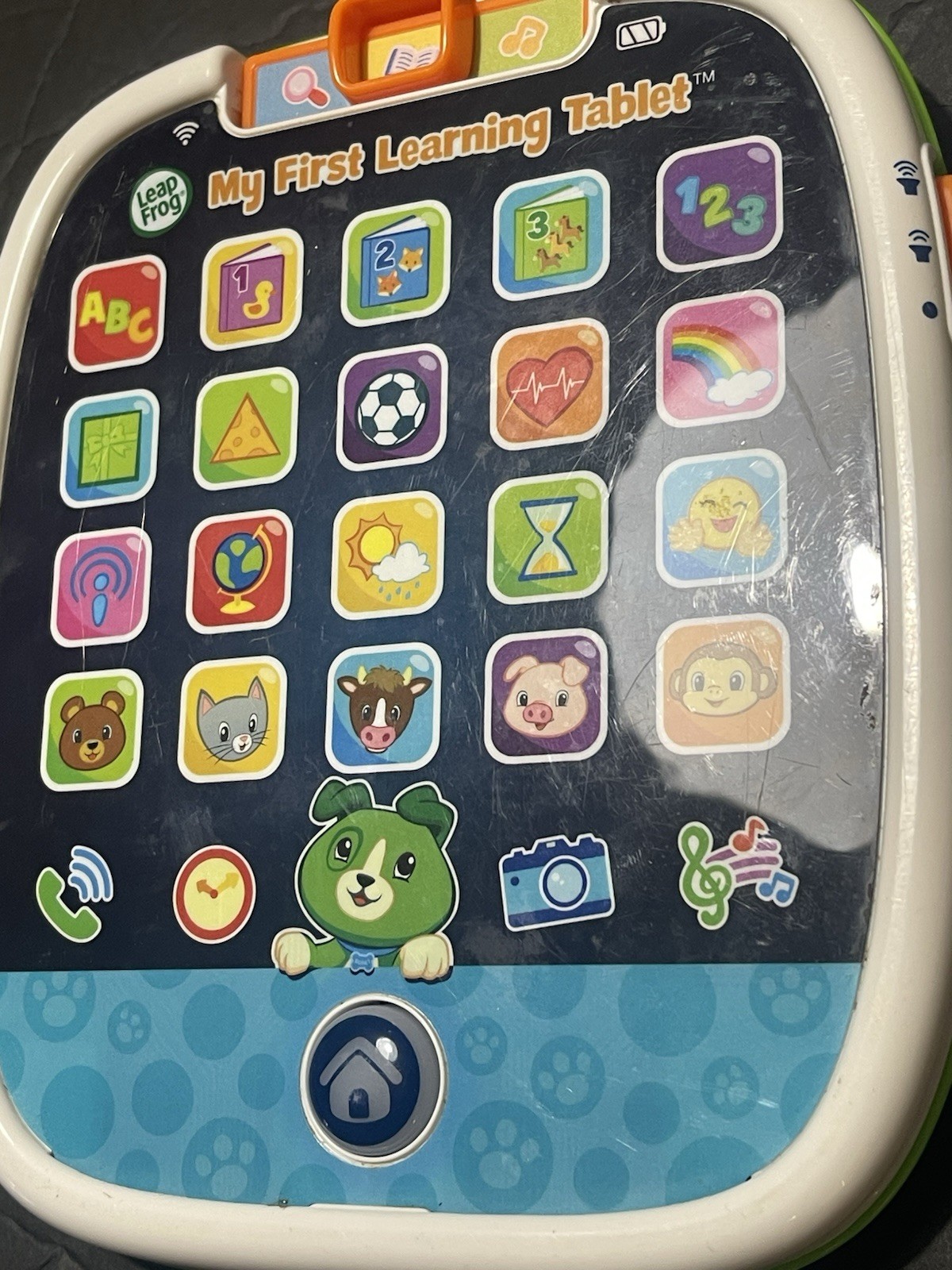 Leap Frog My First Learning Tablet Scout Ages 12M + Numbers Play Music Light Up