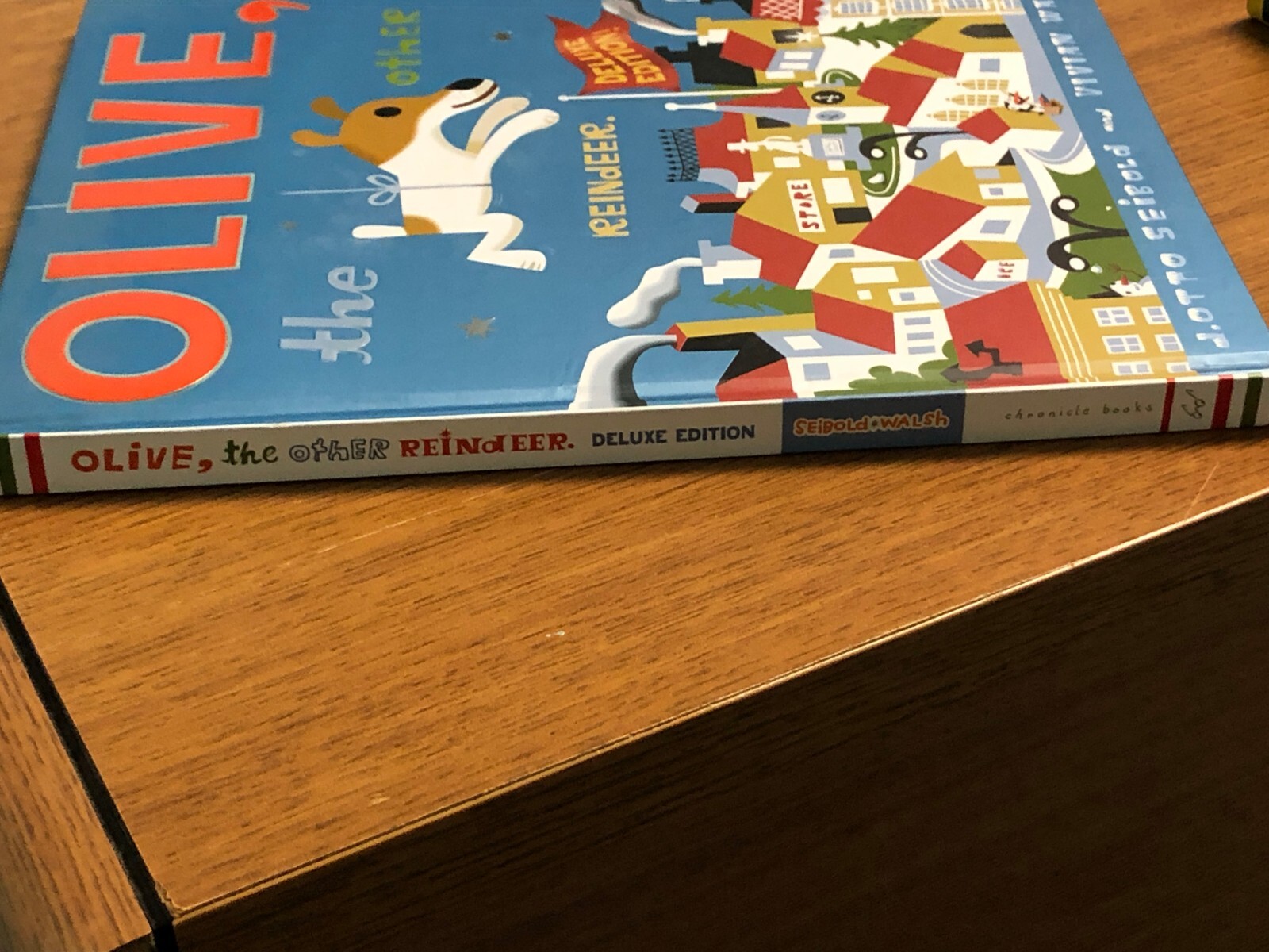 USED 1997 OLIVE THE OTHER REINDEER DELUXE EDITION HARDCOVER CHILDREN’S BOOK
