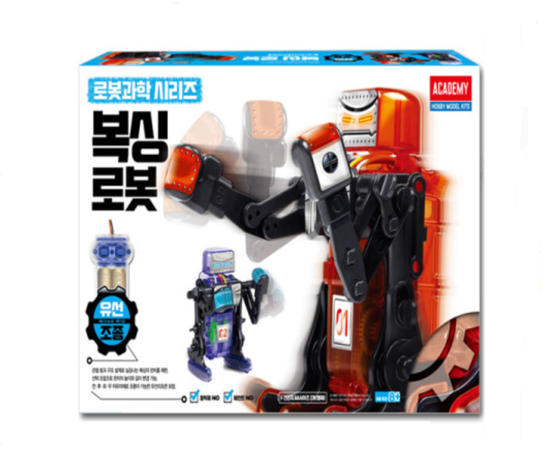 Wired R/C Boxing Robot Academy Educational Kit #18147A / Color Random