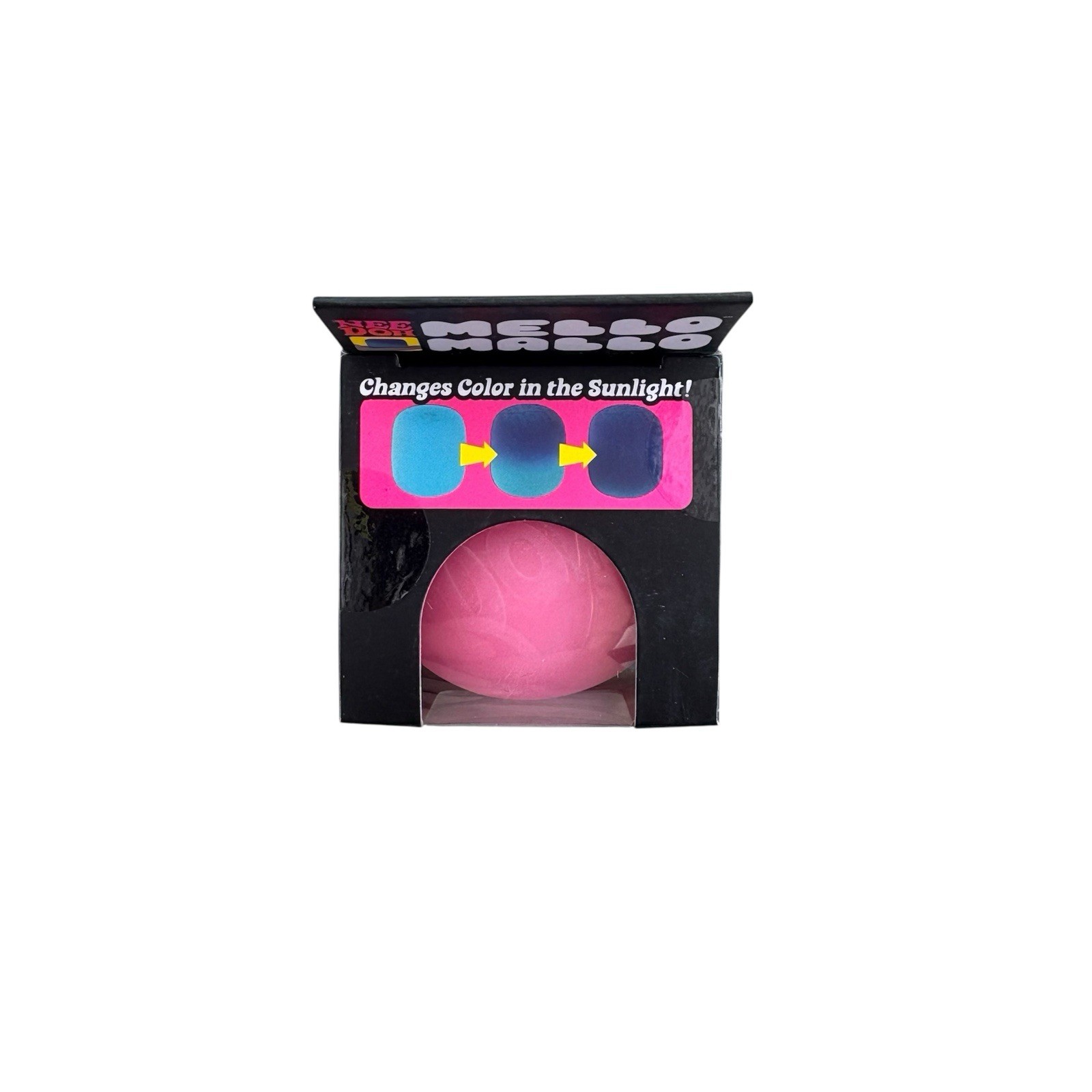 Pink Schyling NeeDoh Mello Mallo Color Change Squishy, Squeeze Toy
